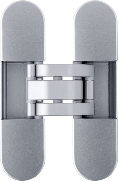 Ivana Onzichtbaar Scharnier Zilver 60kg - 3 Stuks