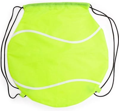 Scoby - Gymtas - Tennisbal Tas - Sporttas - Opbergtas Ballen - Drawstring Bag - Tennis Accessoire - Lichtgewicht - Geel