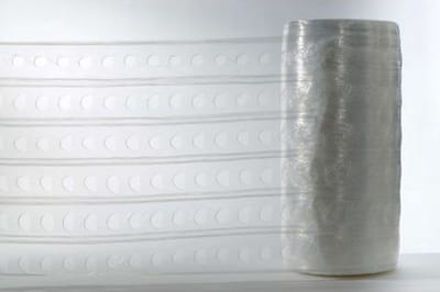 Kortpack - Handrollen gatenfolie - 48cm x 300m x 17my - Eenzijdig klevend - Transparant - 8 Rollen per verpakking - (005.2022)