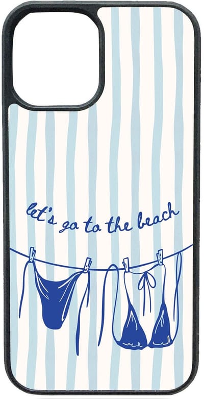 Telefoonhoesje - LETS GO TO THE BEACH - Iphone 12/12 Pro