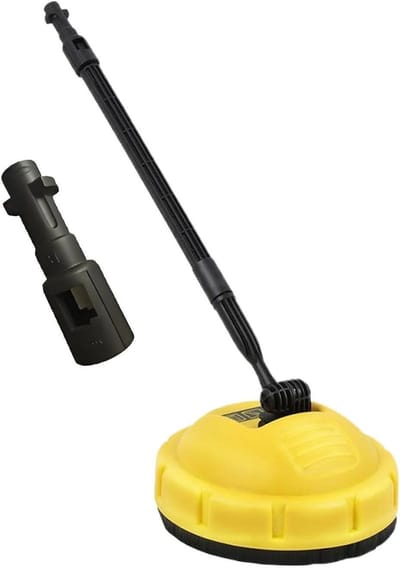 Hogedrukreiniger Opzetstuk - Terras Reiniger - Buiten Reinigen - Krachtige Waterstraal - 42 cm Lengte - Zwart