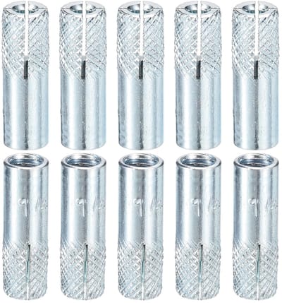 Ankerschroeven Set - Bevestigingsankers - Stevig Ophangen - Roestbestendig Metaal - 25 Stuks - Zilver