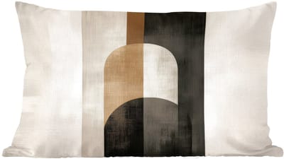 Sierkussens - Kussentjes Woonkamer - 50x30 cm - Geometrische - Vormen - Wit