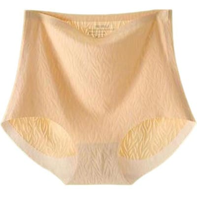 Butt Lifter-ondergoed Hip-up slipje Hoge taille Ademende onderbroek Naadloze slip voor dameslingerie XL nude