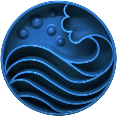 Sodapup Wave Ebowl - Hondenvoerbak - Ø20 cm Blauw