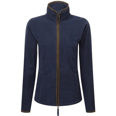 Premier Dames/Dames Artisan Fleecejack (Marine / Bruin)