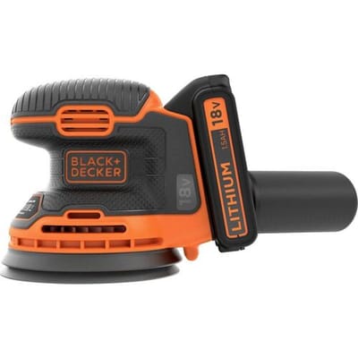 Black & Decker BDCROS18-QW Excentrische accuschuurmachine Incl. accu, Incl. lader 18 V Ø 125 mm