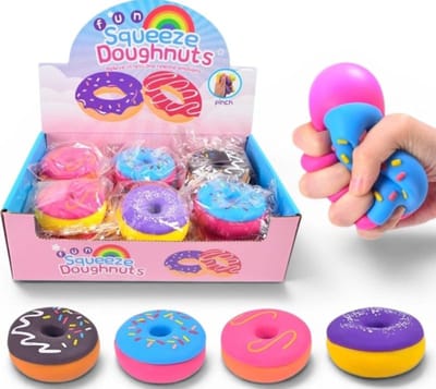 Squishy donut - fidget - kinderen - tiktok trend