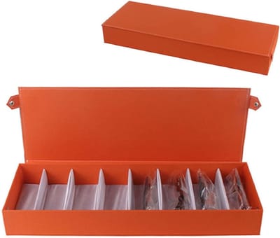 Brillen Display Box - Opbergkoffer - Brillen Organiseren - Inklapbaar Deksel - 8 Vakken - Zwart