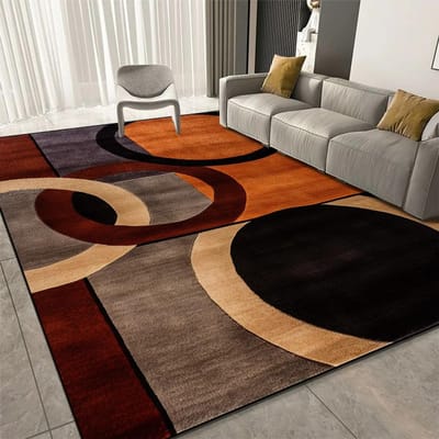 Luxe Geometrische Tapijten voor Woonkamerdecoratie Sofa Groot Oppervlak Huiskleden voor Slaapkamer Zachte Antislip Mat voor Kinderen 60*90cm