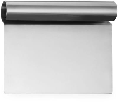 Quvo® Deegsteker - Deegschraper - Deegsnijder - Zilver - ‎15cm x 15 cmx 11 cm; 180 g