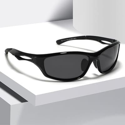 Crrynuo - Gepolariseerd Zonnebril - UV400 - Anti-Glare - UV-Bescherming - Grijze Lensen