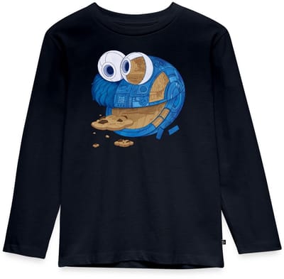 Sesamstraat Koekiemonster Machine Premium T-Shirt Kinderen