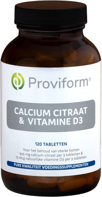 Proviform Voedingssupplementen Calcium citraat & D3