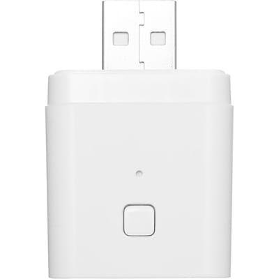 Adaptateur intelligent USB sans fil Tuya Micro 5 V, flexible et portable, rend les appareils USB intelligents via l'application Tuya, commande vocale compatible avec Alexa Google Home 1pcs blanc
