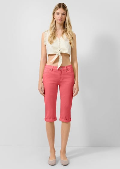 s.Oliver -qs Jeans Coralred Taglia: W38 | Pantaloni skinny Outlet | Donna | Arancia