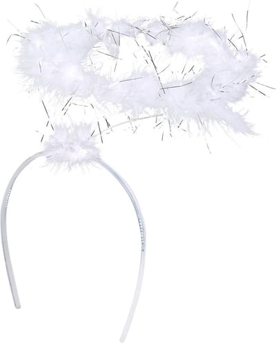 Boland - Diadeem Halo wit Wit - Volwassenen - Vrouwen - Engel - Engel - Fantasy