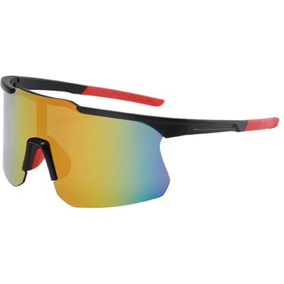 Fiets Spiegel Zonnebril Dames Heren Zonnebril Buitensporten Skiën Bril Klassiek Mode Voor rijden Zonnebrillen UV400 gray