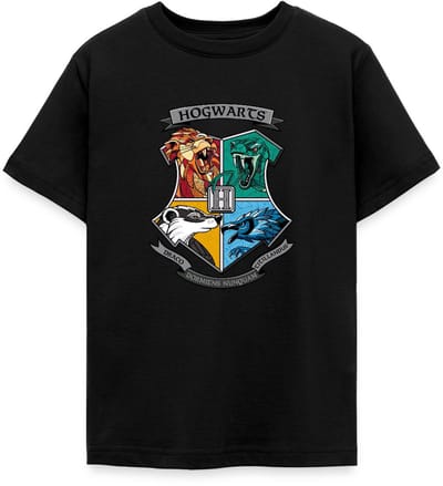 Harry Potter Hogwarts Logo T-Shirt Tiener
