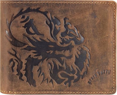 GREENBURRY portemonnee Vintage Wallet RFID Brown bruine