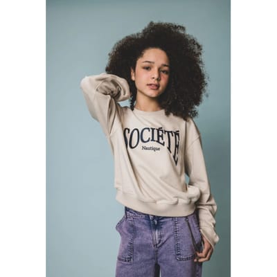 Looxs Revolution 2501-5318 Truien & Vesten Meisjes - Sweater - Hoodie - Vest- Beige - Maat 128