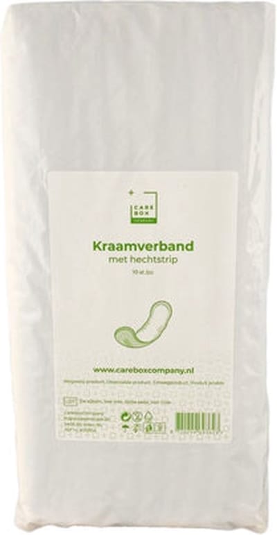 CareBoxCompany Kraamverband met hechtstrip (10 stuks)