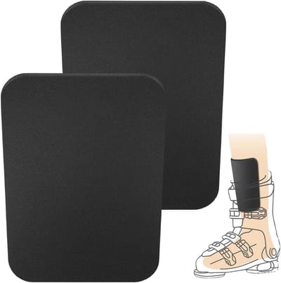 Ski Scheenbeschermers - Snowboard Pads - Wintersport Bescherming - Snijbaar Ontwerp - 2 Stuks - Zwart