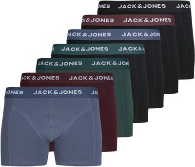 Jack & Jones heren 7P boxer trunks tommy solid multi