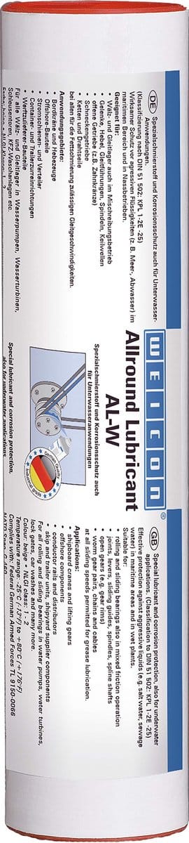 WEICON AL-W Hoogwaardig vet 400 g | Specialvet voor onderwatertoepassingen, boten en de maritieme sector