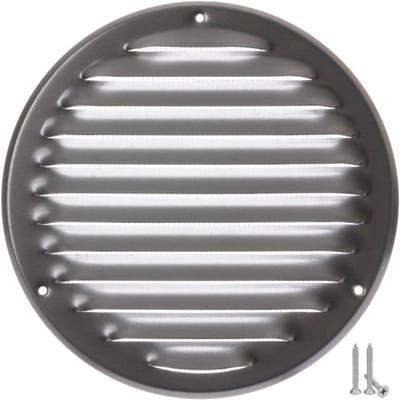 Verzinkt Ventilatierooster Ø 160 mm met Insectenbescherming - Ideaal voor Binnen en Buiten
