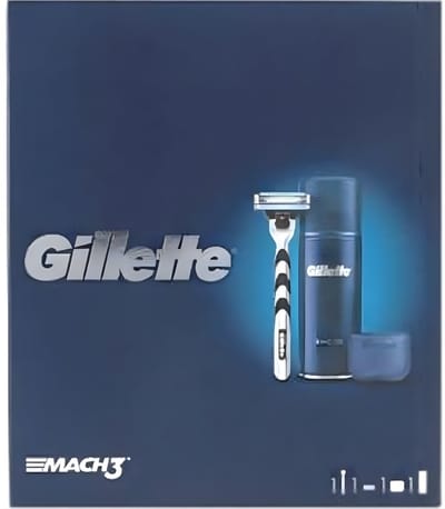 Gillette Mach 3 Geschenkverpakking - Mach 3 Scheermes & Mach 3 Scheergel - 75ml