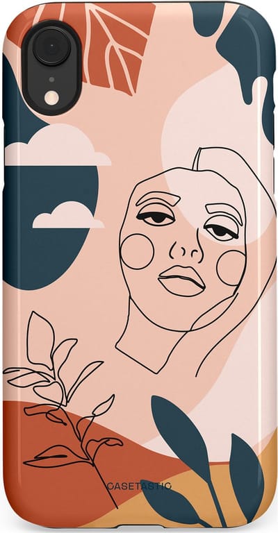 Casetastic Hoesje Geschikt voor Apple iPhone Xr - Stijlvolle Beschermende Duo-layer Case - Zachte contour