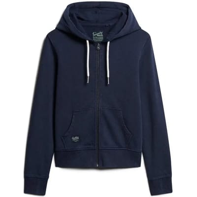 Superdry - Archive hoodie met rits en versieringen - Dames - Hoodies