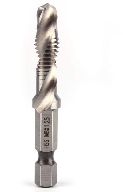 Dailygoody - Boor met 1/4 Zeskantschacht - Duurzaam en Roestwerend - Voor Boren en Tappen - Geschikt voor Metalen - 1 Stuk