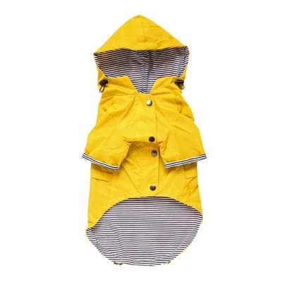 Mode Franse Bulldog Huisdier Regenjas Voor Kleine Middelgrote Honden Waterdichte Puppy Hondenkleding Mopshond Corgi Pitbull Mascottes Regenjas (Yellow,S-advise 1.5-3kg) geel