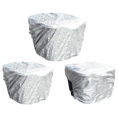 Dailygoods- Regenbescherming Waterdicht - Fietsmand Hoes - Fietsmand Afdekking - Stuurmontage - 3 Paar - 7 kg Draagvermogen - Fietsmandhoes
