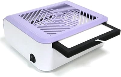 Nagelstofafzuiger - Nagelstofzuiger - Nagelbehandelingen - Krachtige Zuigkracht - 80W - Paars