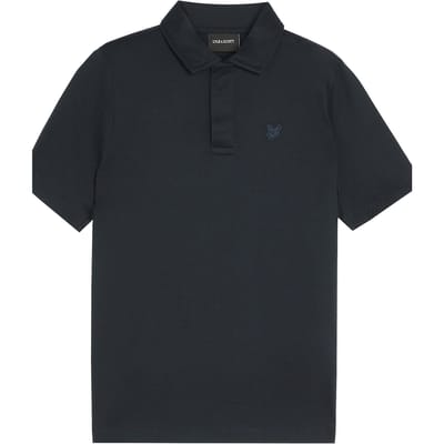 Lyle & Scott Mercerised Cotton Tonal Polo Shirt Dark Navy Taglia: 9/10 | Camicie Outlet | kids | Blu
