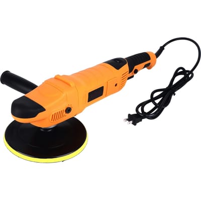 Polisseuse Tampon de Voiture 6 Vitesses Réparation Rayures Machine à Polir Voiture avec Couvercle de Sécurité pour US PLUG orange