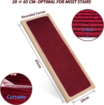 Famanu – Trapmatten set 20 x 65 cm – zelfklevend antislip traptapijt – veilig voor kinderen ouderen