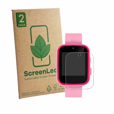 2 Stuks Screenprotector voor Tikkers ATK1084 1.4" - Hoogwaardige Beschermfolie transparant