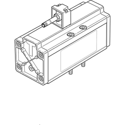 Festo 5/2 Monostabiele Lucht Magneetventiel Bouwgrootte 4 ISO 5599-1 6000l/min - 12457