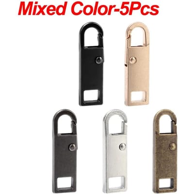 5/1Pcs Universele Metalen Ritssluiting Trekker Tap Vervangende Directe Reparatie Ritssluiting Hoofd Trekker voor Kleding Tassen DIY Naai Ritssluiting Schuifregelaars