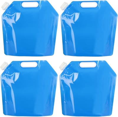 Vouwbare Watercontainer 5L voor Kamperen, Drinkwateropslag en Outdoor Activiteiten, Handige Waterzak voor Reizen en Avonturen