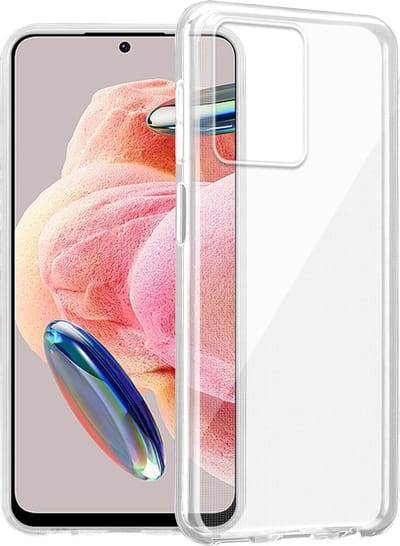 Cadorabo Hoesje geschikt voor Redmi Note 12 4G in VOLLEDIG TRANSPARANT - Beschermhoes gemaakt van flexibel TPU Silicone Case Cover