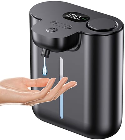 Handzeep Dispenser – Automatische Zeepdispenser met Sensor – Automatische Zeeppomp ABS – Voor Zeep & Desinfectiemiddel – 500ml – Zwart