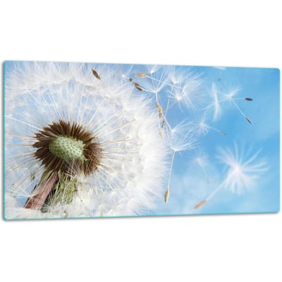 TMK ArtDeko - Snijplank - Glas - 52x30cm - Bloemenmotief