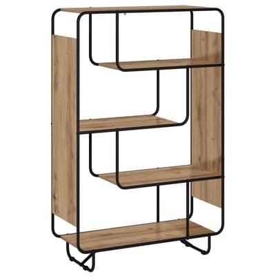 vidaXL - Highboard - Artisanaal - eiken - 93.5 - x - 37.5 - x - 144 - cm - Bewerkt - hout