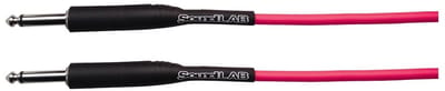 Premium 6,35mm Jack mono gitaar kabel - roze - 6 meter