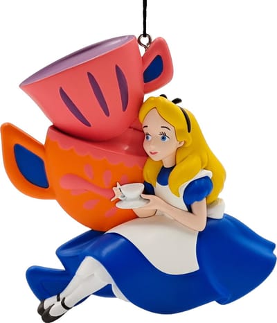 Ornament disney Alice kunststof h10 cm